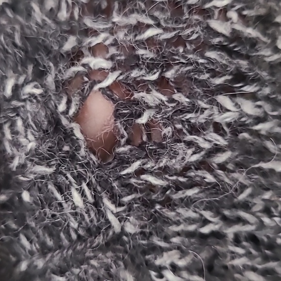 BKE Boutique zip up beaded pocket cardigan sweater - Picture 5 of 5